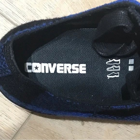 Converse AllStar Blue plaid rare - Picture 6 of 8